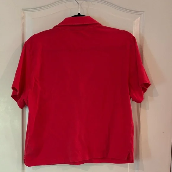 J. Crew Women's Polo in Vivid Red - Picture 4 of 4